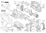 Bosch 3 601 E18 071 GST 160 BCE Orbital Jigsaw 230 V / GB Spare Parts GST160BCE